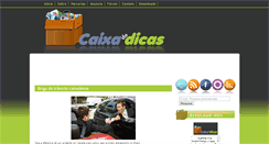 Desktop Screenshot of caixadedicas.com